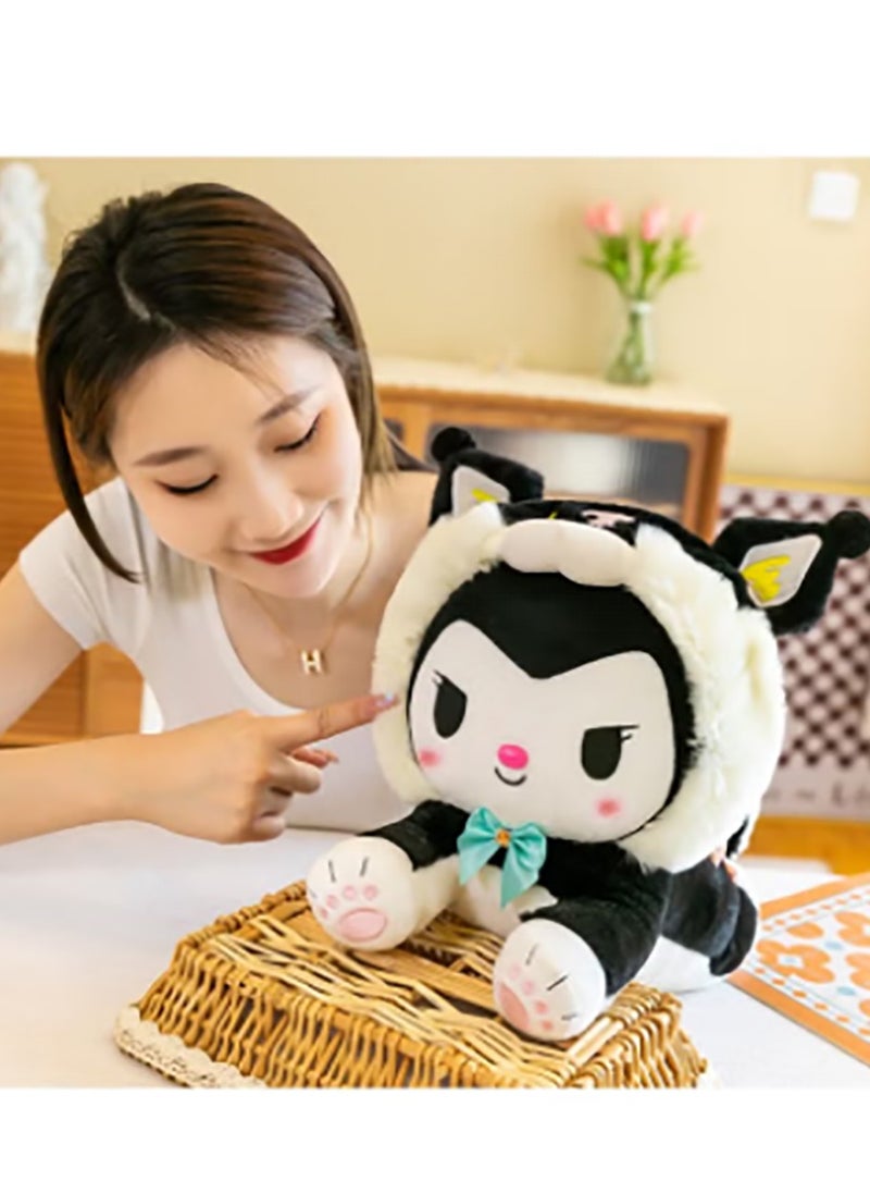 Cartoon Sanrio Kuromi pillow plush doll toy skin-friendly soft doll adult and child birthday gift