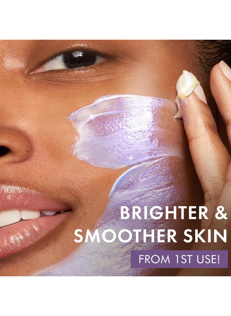 Super Glow Flash Facial 25% AHA+BHA+PHA Face Mask | 5 Mins Glow Face Pack | Instant Brightening | Unclogs Pores, Removes Blackhead & Dead Skin | Tan Removal | Color Changing Mask - 50gm