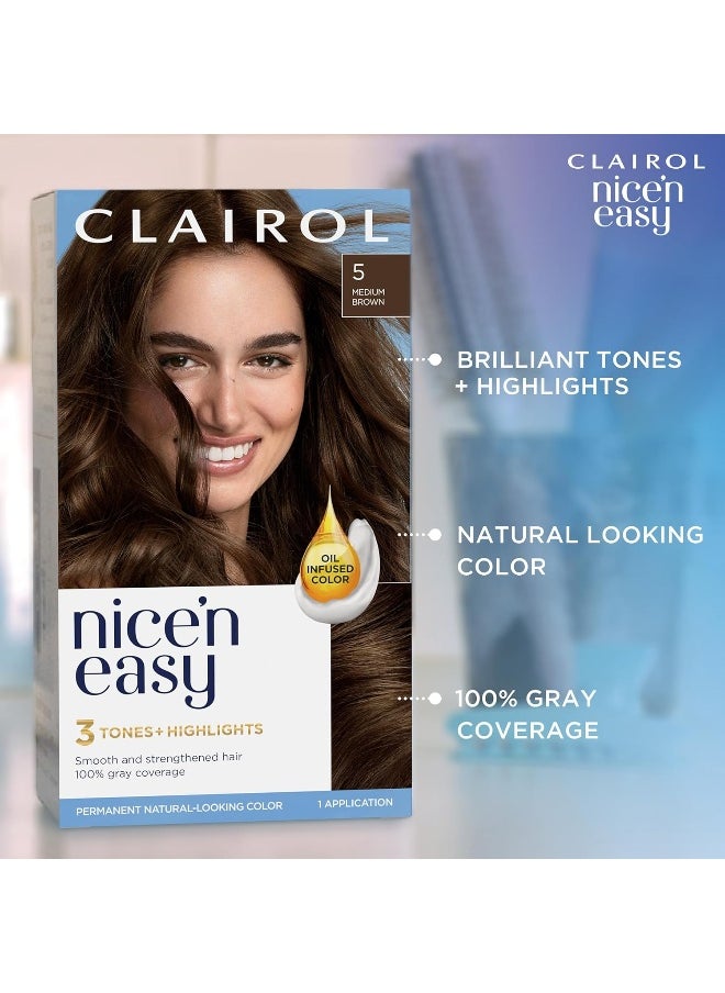 Nice'N Easy Permanent Hair Dye, 7C Dark Cool Blonde Hair Color, Pack Of 1