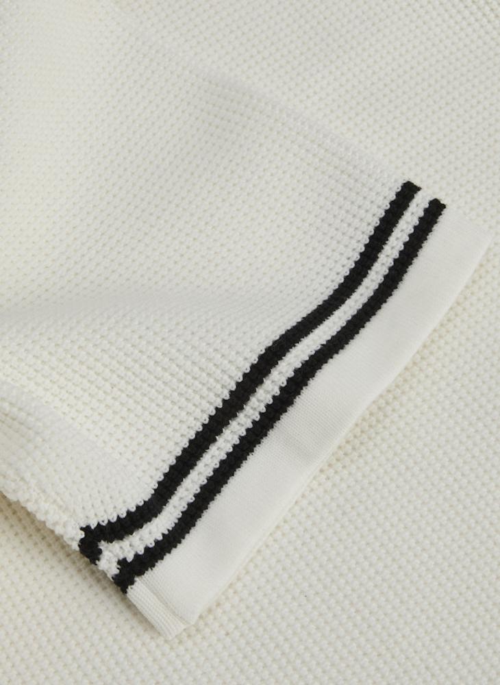 JCOHORIZON KNIT SS V-NECK