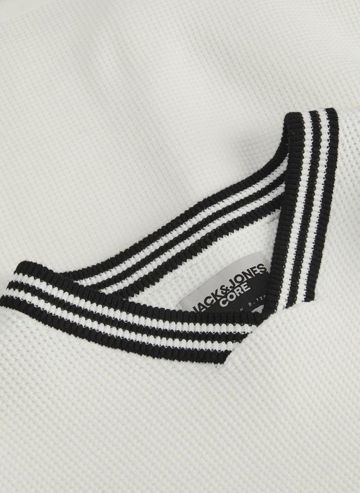 JCOHORIZON KNIT SS V-NECK