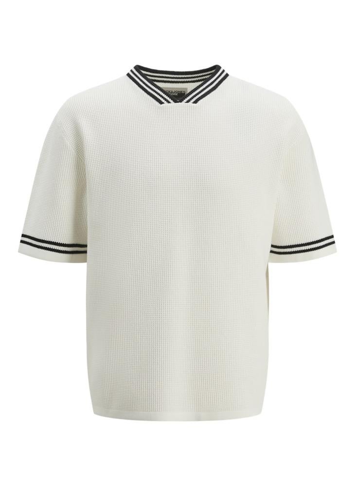 JCOHORIZON KNIT SS V-NECK
