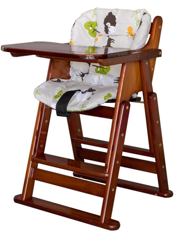 Twoworld High Chair Cushion, Large Thickening Baby High Chair Seat Cushion Liner Mat Pad Cover Breathable(Grey Sheep)