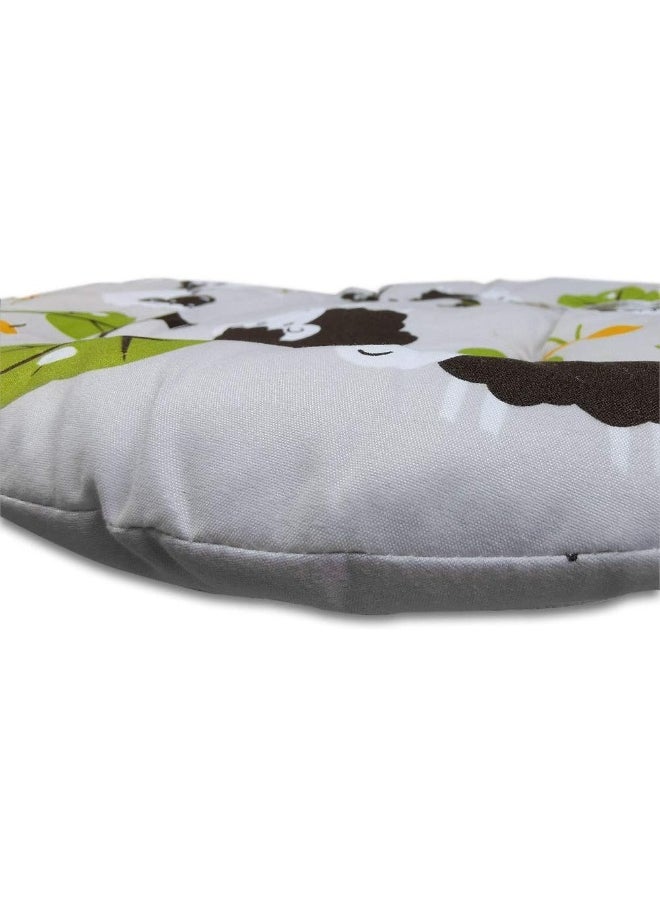 Twoworld High Chair Cushion, Large Thickening Baby High Chair Seat Cushion Liner Mat Pad Cover Breathable(Grey Sheep)