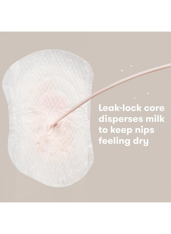 Ultra-Absorbent Nursing Pads | Leak-Proof Protection | 60 Individually Wrapped Pads | Dermatologist-Tested for Sensitive Skin | Contoured Fit | Up to 8 Hours Absorption | 3.2x10.2x26.7 cm