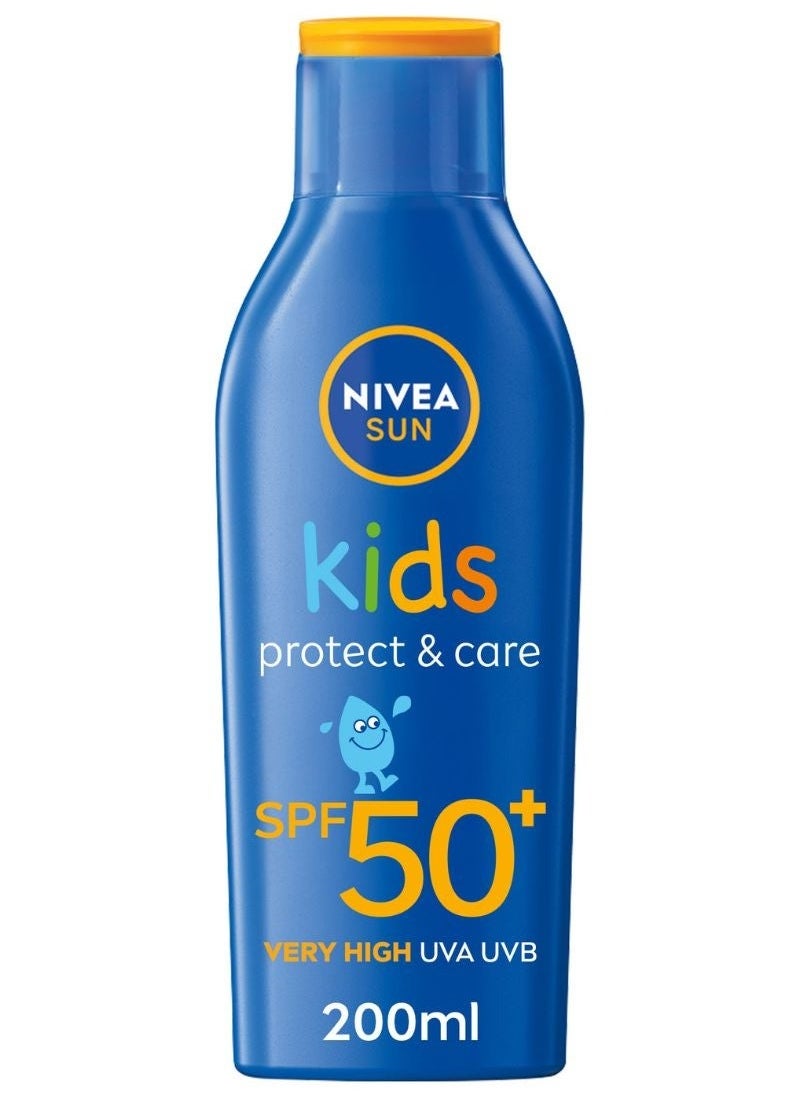 SUN Kids Moisturizing Sun Lotion, UVA & UVB Protection, SPF 50+ 200ml