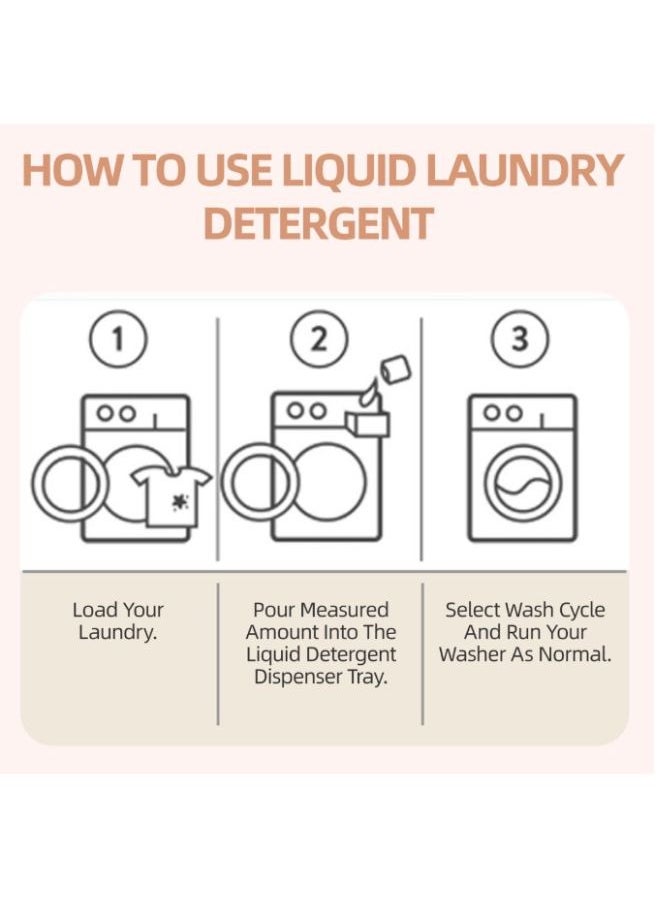 Seednur Delicate Laundry Detergent for Baby Mild Amino Acid Gently Cleans Eliminates Stains Ideal for Baby Cloths Towels