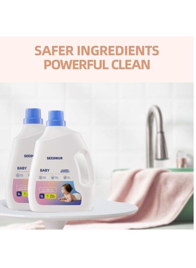 Seednur Delicate Laundry Detergent for Baby Mild Amino Acid Gently Cleans Eliminates Stains Ideal for Baby Cloths Towels