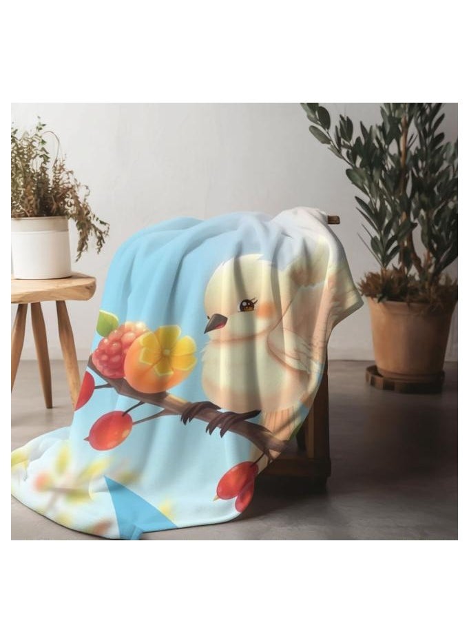 Children's or student cartoon flannel thin blanket (warm and comfortable, suitable for sleep, games) 100cm*150cm - 373