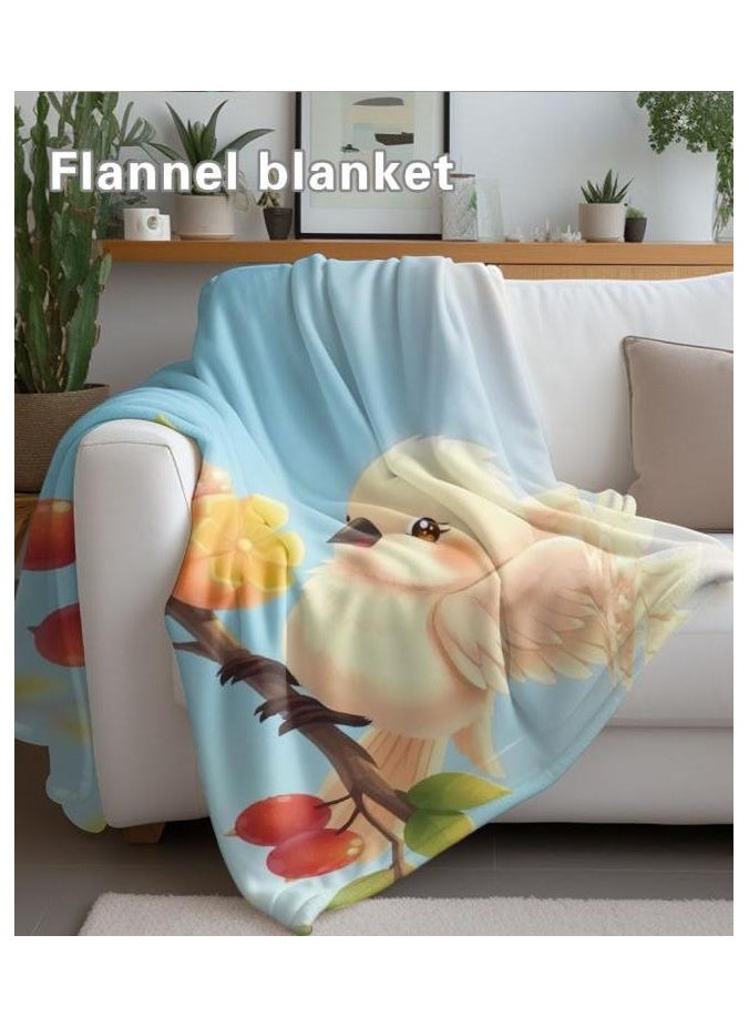 Children's or student cartoon flannel thin blanket (warm and comfortable, suitable for sleep, games) 100cm*150cm - 373