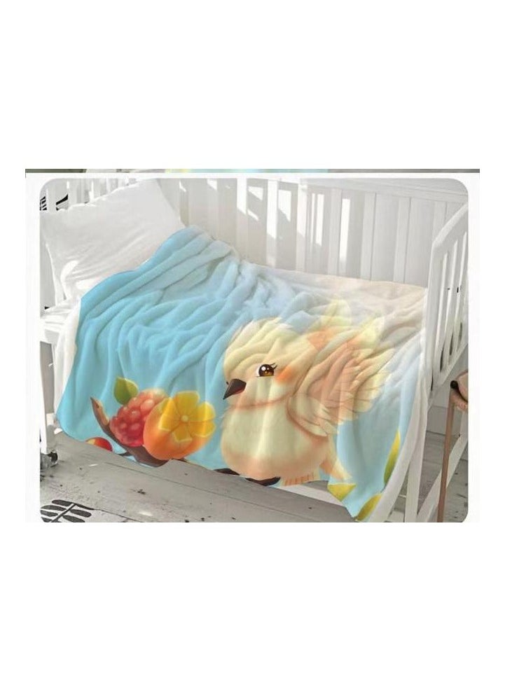 Children's or student cartoon flannel thin blanket (warm and comfortable, suitable for sleep, games) 100cm*150cm - 373