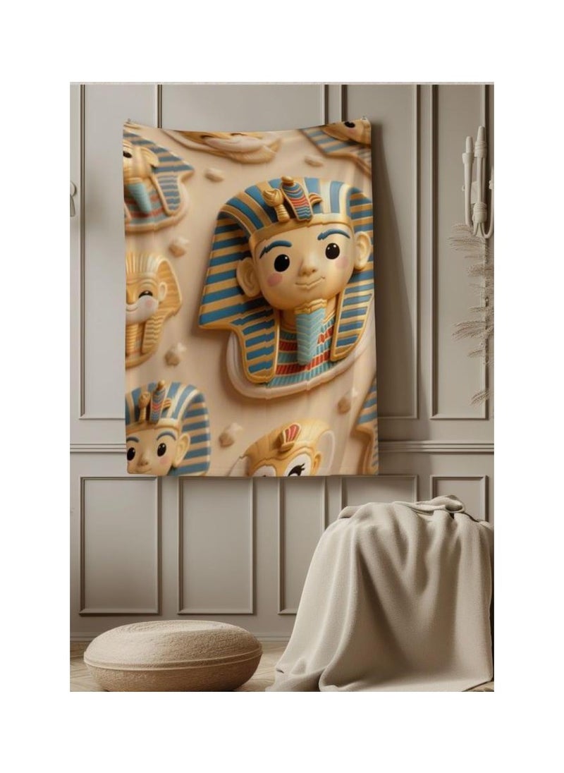 Children's or student cartoon flannel thin blanket (warm and comfortable, suitable for sleep, games) 100cm*150cm - 1125