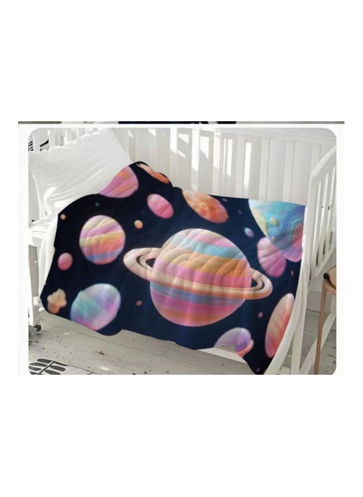 Children's or student cartoon flannel thin blanket (warm and comfortable, suitable for sleep, games) 100cm*150cm
