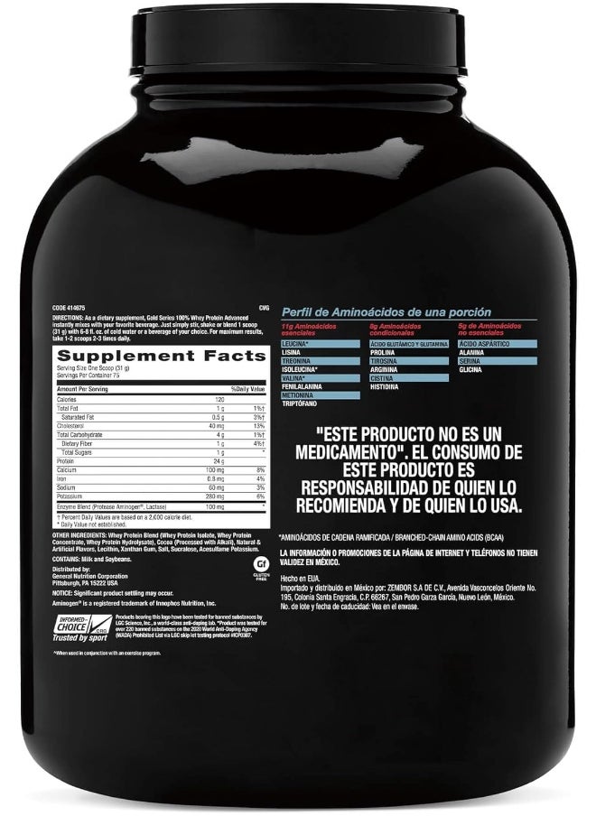 Pro Performance Amp Gold Series 100% Whey Protein Advanced (Chocolate)