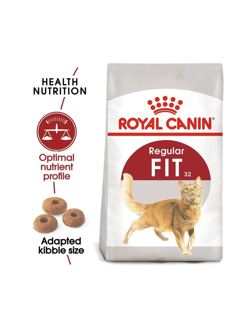 ROYAL CANIN FELINE HEALTH NUTRITION FIT 32 DRY CAT FOOD 4KG