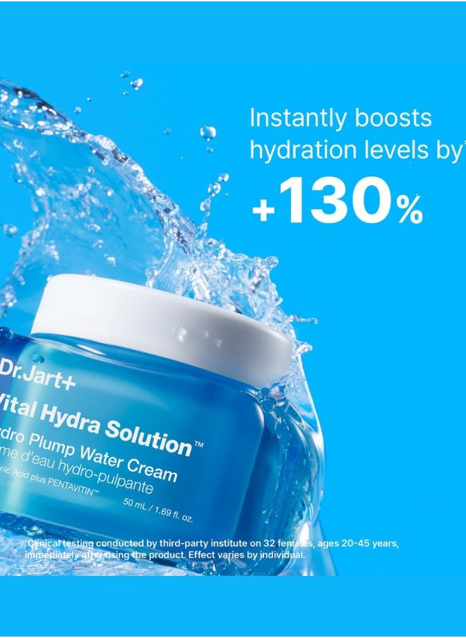 Vital Hydra Solution Water Cream Glow Moisturizer with Hyaluronic Acid 1.69 oz / 50 mL