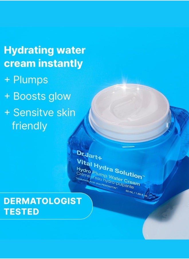 Vital Hydra Solution Water Cream Glow Moisturizer with Hyaluronic Acid 1.69 oz / 50 mL
