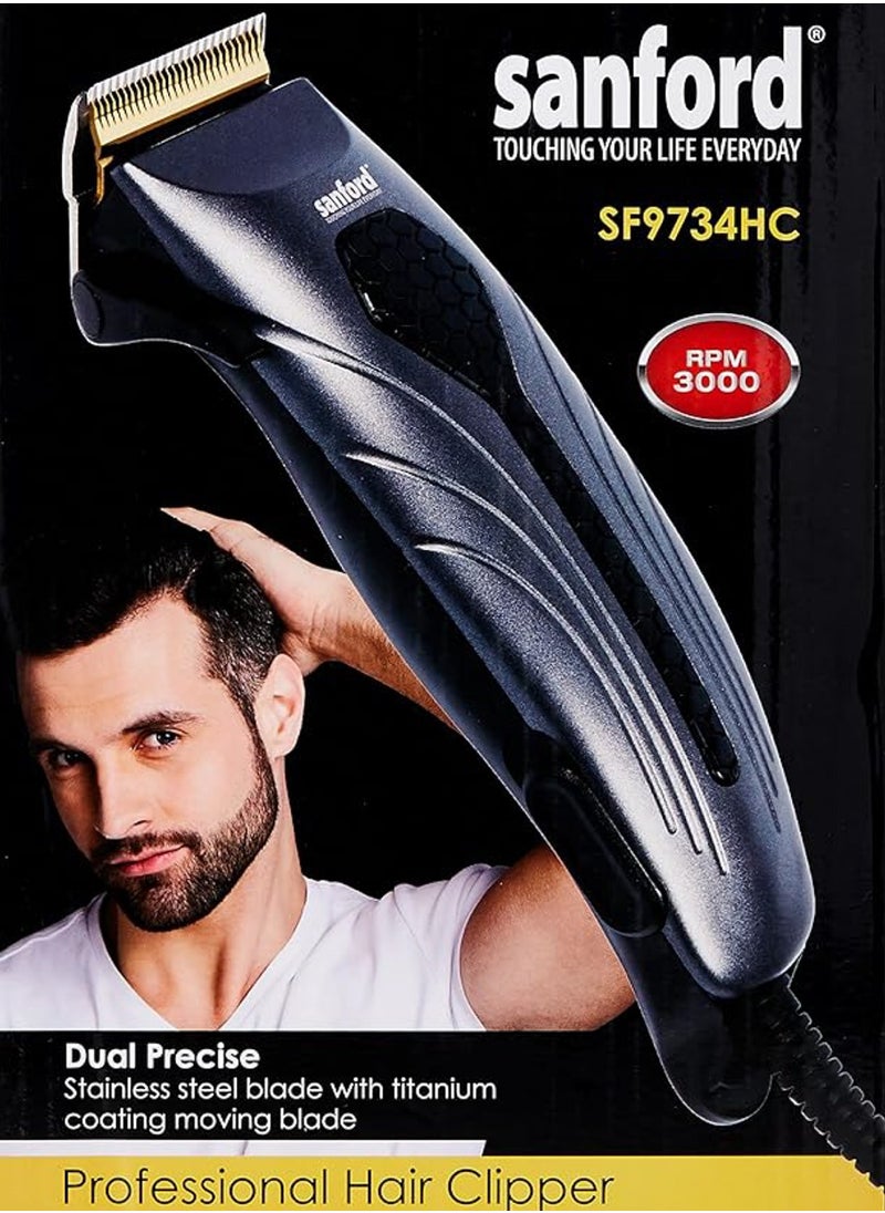 Rechargeable Hair Clipper Black/Silver/Gold