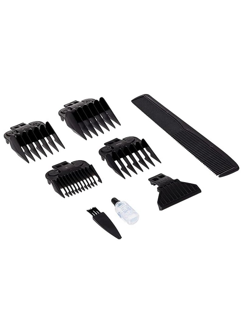 Rechargeable Hair Clipper Black/Silver/Gold