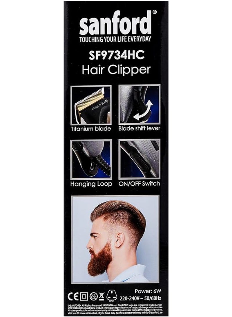 Rechargeable Hair Clipper Black/Silver/Gold