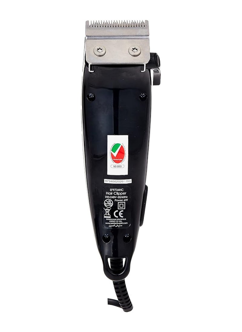 Rechargeable Hair Clipper Black/Silver/Gold