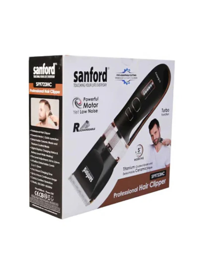 Rechargeable Hair Clipper Black/Gold