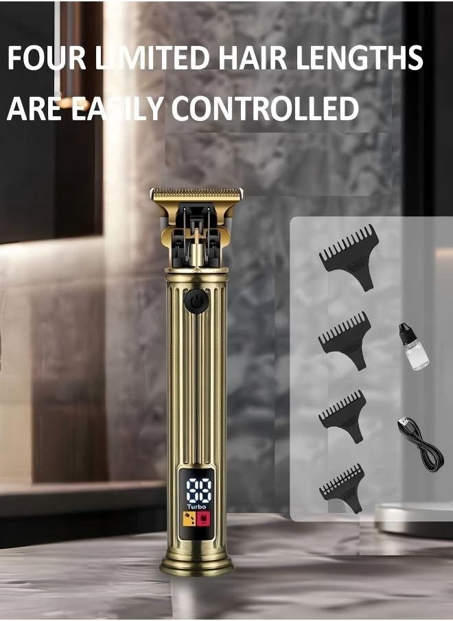 SOKANY Hair Clipper, Household Multifunctional Charging Digital Electric Push Clipper, Universal Hair Clipper For Adults And Children, Gold Color, Model SK-16019