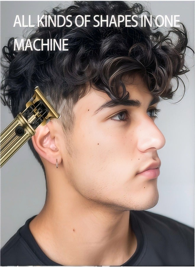 SOKANY Hair Clipper, Household Multifunctional Charging Digital Electric Push Clipper, Universal Hair Clipper For Adults And Children, Gold Color, Model SK-16019