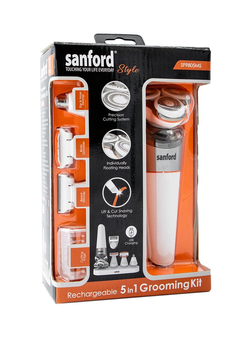 Trimmer For Men 5 In 1 Grooming Kit SF9805MS