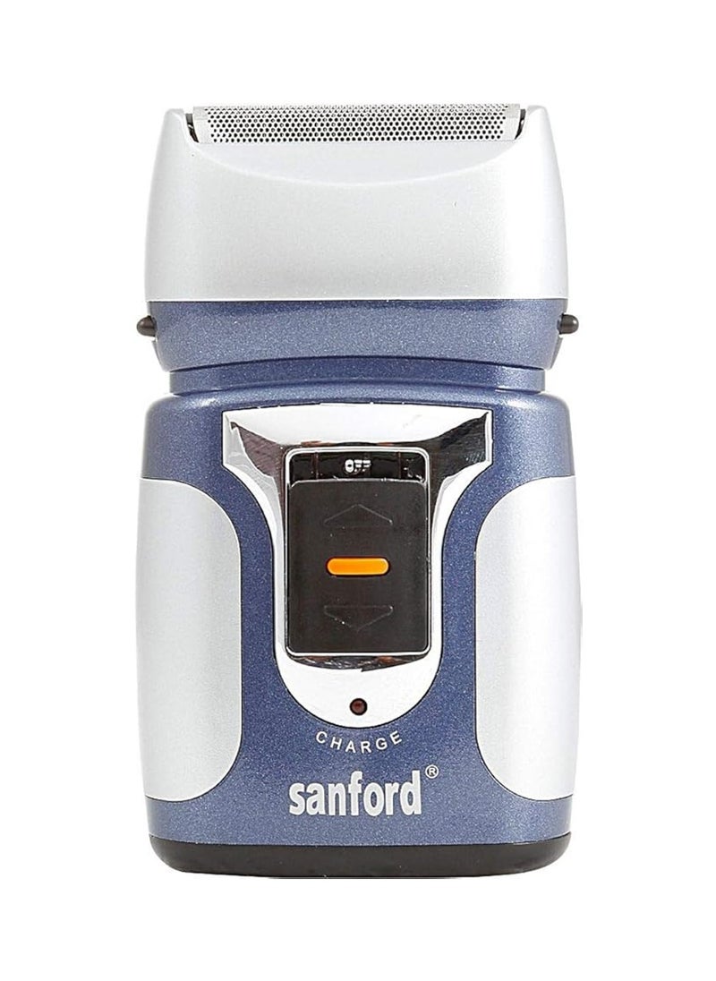 Sanford SF1977MS Double Blade Hair Clipper Blue/Siver