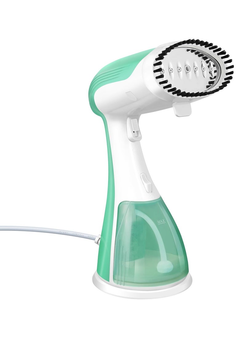 Handheld Clothes Steamer, Portable Garment Steamer Clothing for Home Office Travel, 30s Fast Heat-up 1500W Powerful steam Iron with 300ML Large Water Tank, Mini Compact Fabric Wrinkle Remover