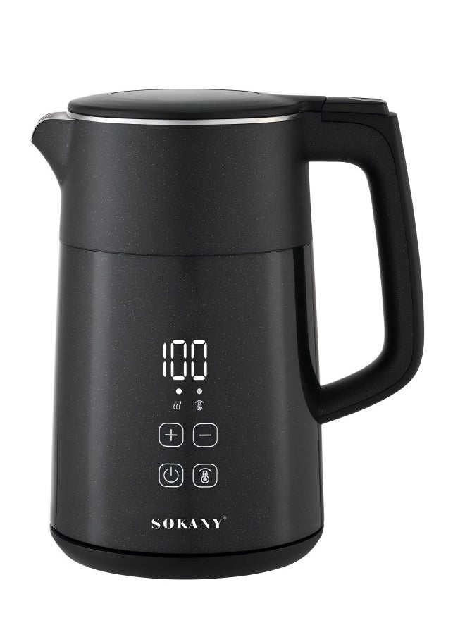 SOKANY SK - 09041 2200W 1.7L Electric Kettle with Temperature Control - Plug: European Standard