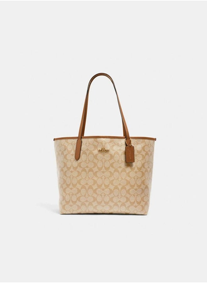 COACH City Tote Bag In Signature Canvas