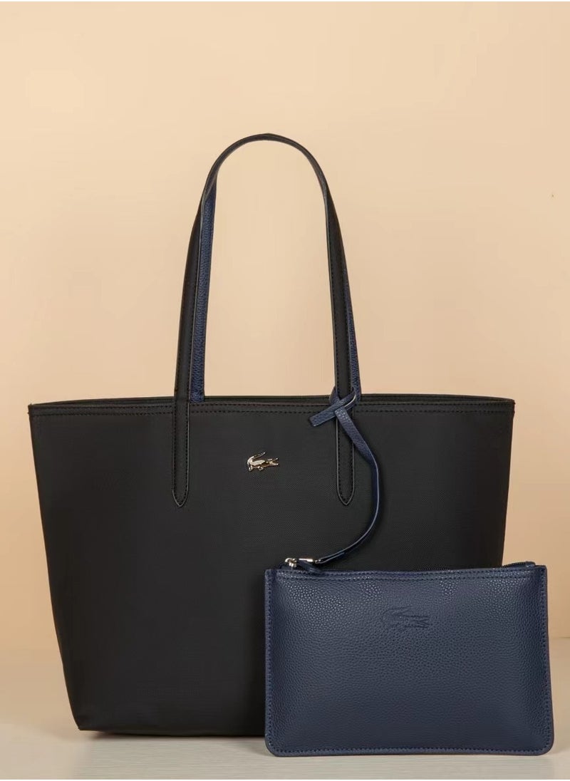 Lacoste Women's Anna Reversible Bicolour Tote Bag, NF2142AA Shopping Bag for Women
