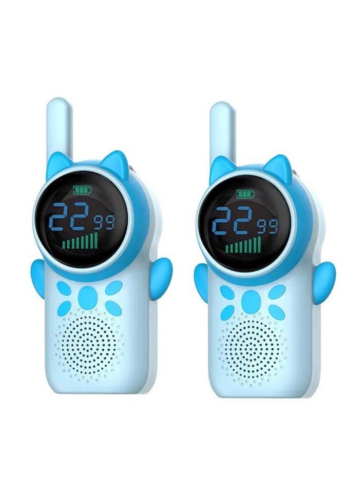 Kids Toy Adventure Walkie Talkies - Pretend Play Two-Way Radios for Imaginative Games, Built-in Flashlight & Rechargeable Battery, Perfect for Boys & Girls 3-12 Years Old