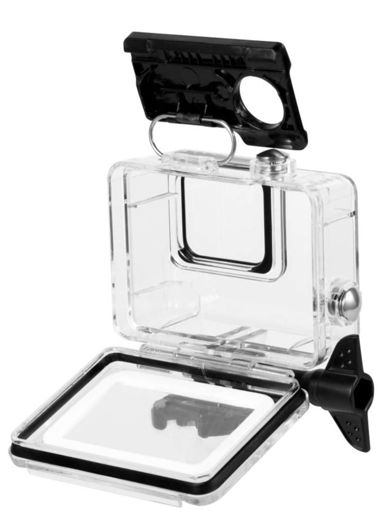 TELESIN GP-WTP-501 Waterproof Housing Case for GoPro Hero 7 White and Hero 7 Silver, Underwater 45M Diving Camera Lens Cover Protector, GoPro Photography Accessories