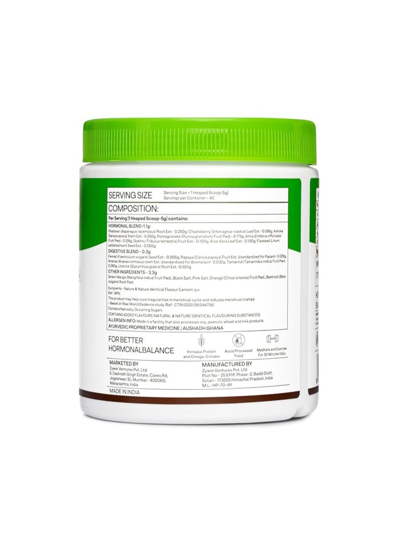 Plant Based HerBalance PCOS Supplements Women 200g Myo Inositol ChasteBerry Shatavari Better Cycle Hormonal Balance