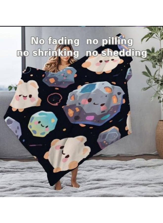 Flannel thin blanket (warm and comfortable, suitable for sleep, gaming, dust removal and sandproof) 150cm*200cm - 193
