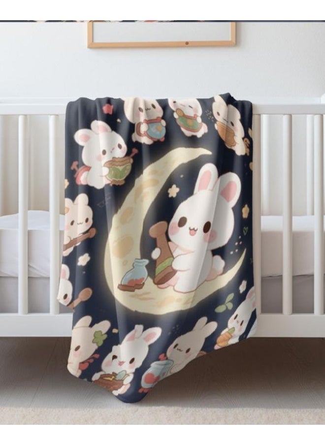Flannel thin blanket (warm and comfortable, suitable for sleep, gaming, dust removal and sandproof) 150cm*200cm - 215