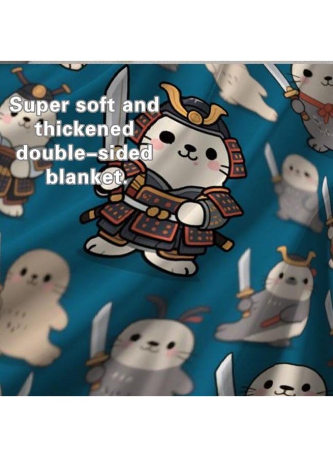 Flannel thin blanket (warm and comfortable, suitable for sleep, gaming, dust removal and sandproof) 150cm*200cm - 218