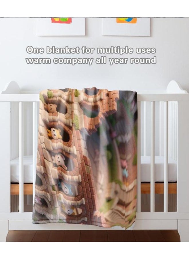 Flannel thin blanket (warm and comfortable, suitable for sleep, gaming, dust removal and sandproof) 150cm*200cm - 192