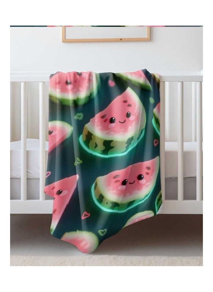 Children's or student cartoon flannel thin blanket (warm and comfortable, suitable for sleep, games) 100cm*150cm
