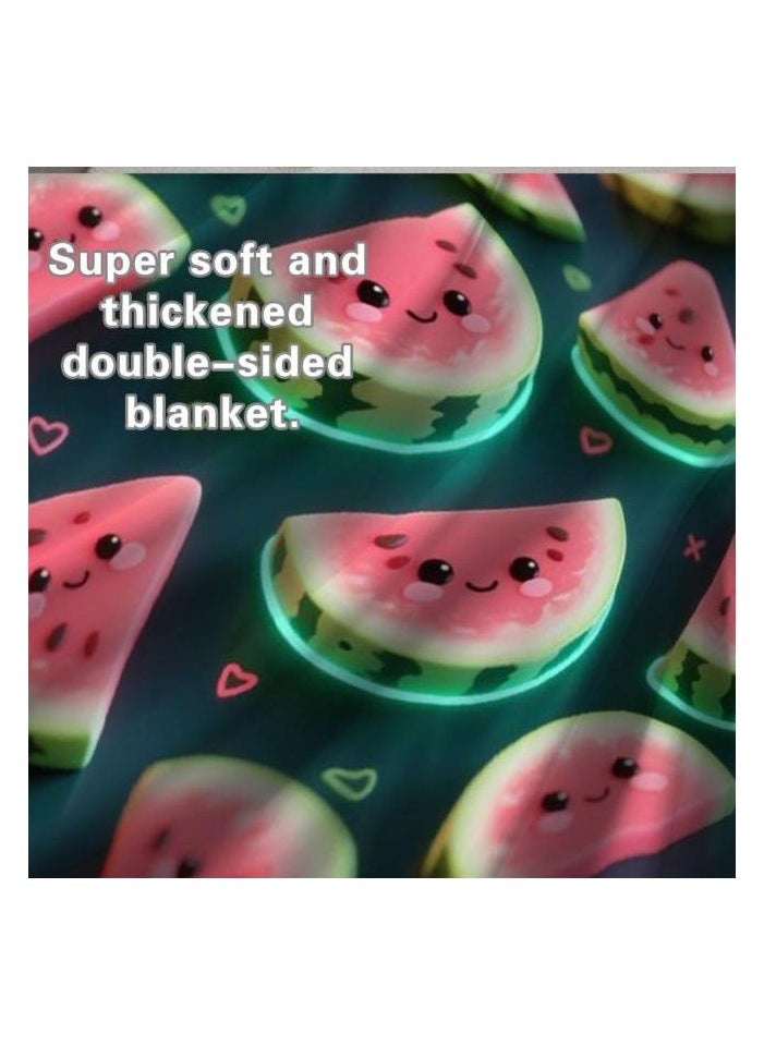 Children's or student cartoon flannel thin blanket (warm and comfortable, suitable for sleep, games) 100cm*150cm