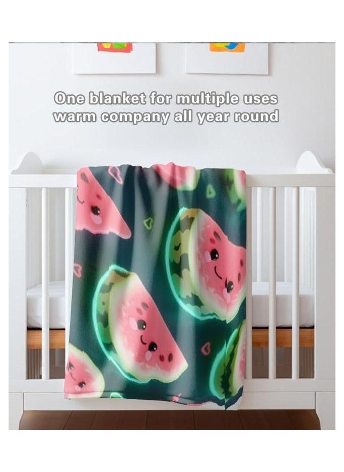 Children's or student cartoon flannel thin blanket (warm and comfortable, suitable for sleep, games) 100cm*150cm