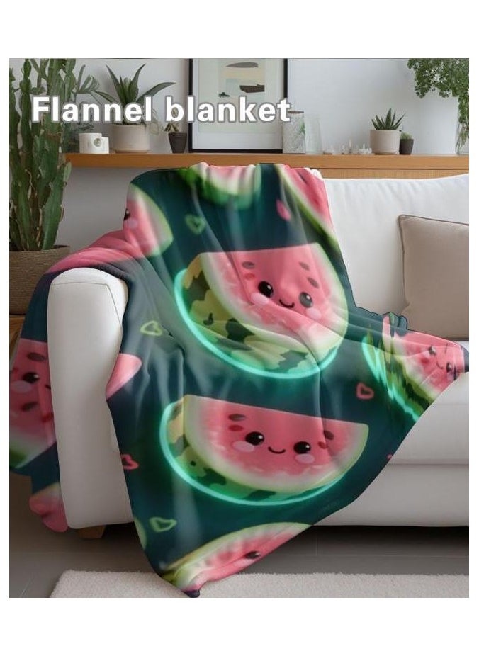 Children's or student cartoon flannel thin blanket (warm and comfortable, suitable for sleep, games) 100cm*150cm