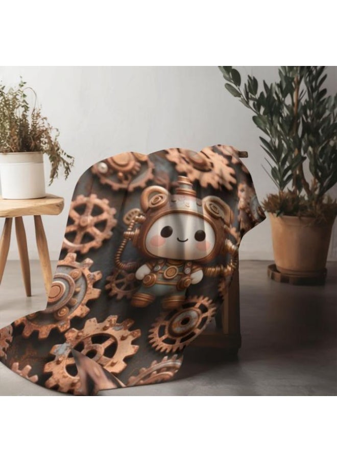 Flannel thin blanket (warm and comfortable, suitable for sleep, gaming, dust removal and sandproof) 150cm*200cm - 205