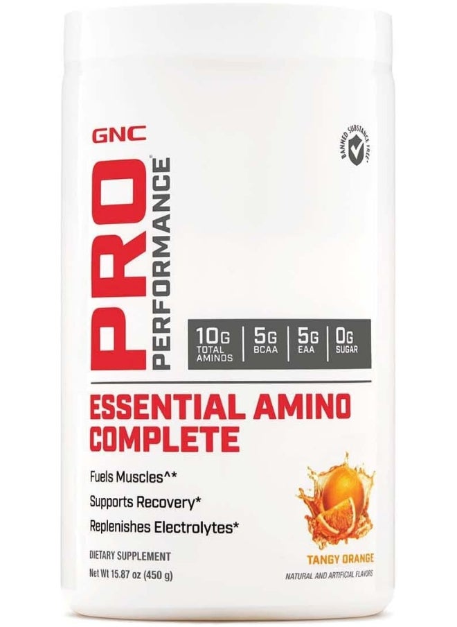 Pro Performance Essential Amino Complete, Tangy Orange, 30 Servings, Supports Muscle Recovery