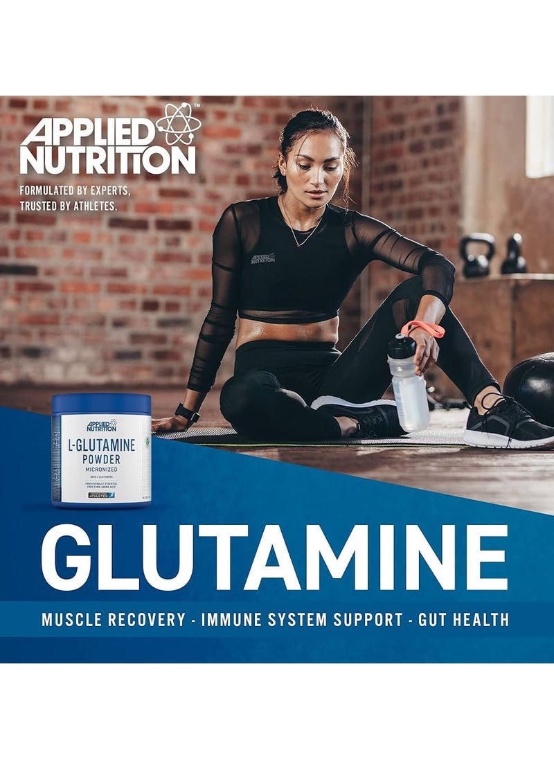 L-Glutamine Powder, Amino Acid, Muscle Strength & Recovery, Unflavoured, 250g, 50 Servings