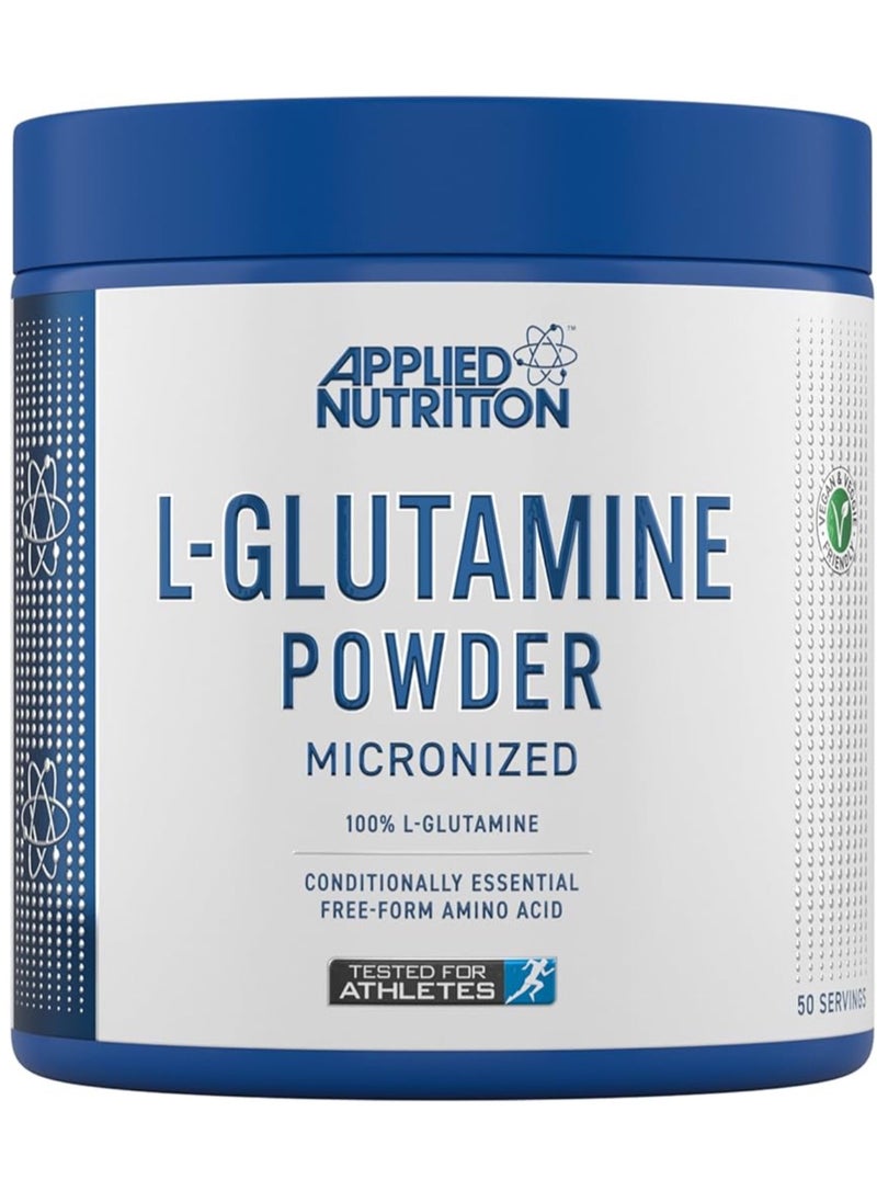 L-Glutamine Powder, Amino Acid, Muscle Strength & Recovery, Unflavoured, 250g, 50 Servings