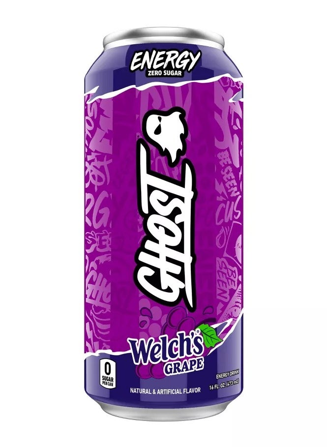 Ghost RTD 473ml Welch's Grape Flavor – Pack of 12